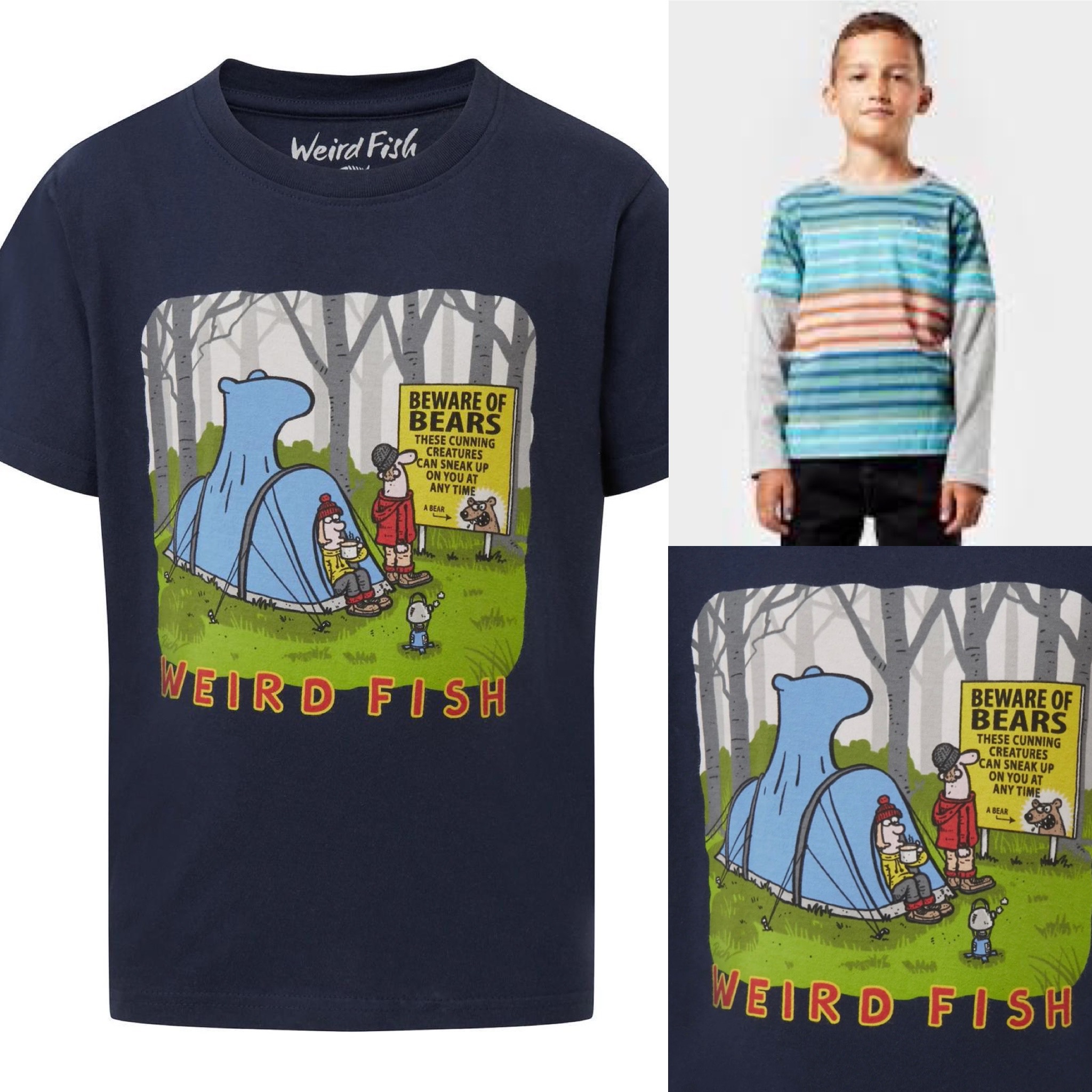 SC564 Ex Chainstore Boys Assorted Stripe & Graphic Tee x21